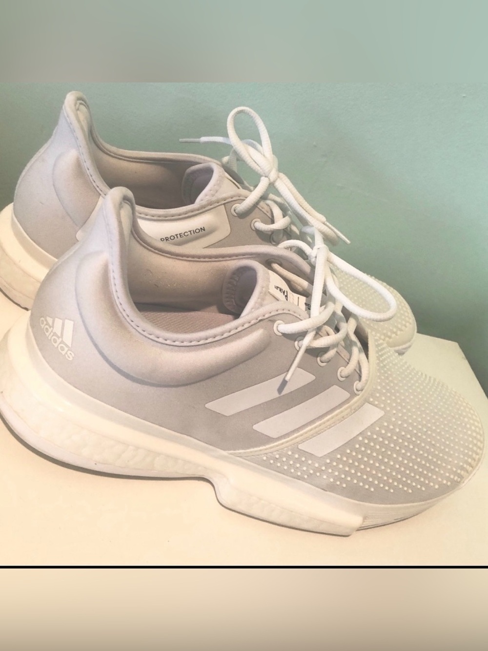 Adidas Mens Sole Court Boost Parley White Tennis or Pickleball sneakers - Picture 3 of 4